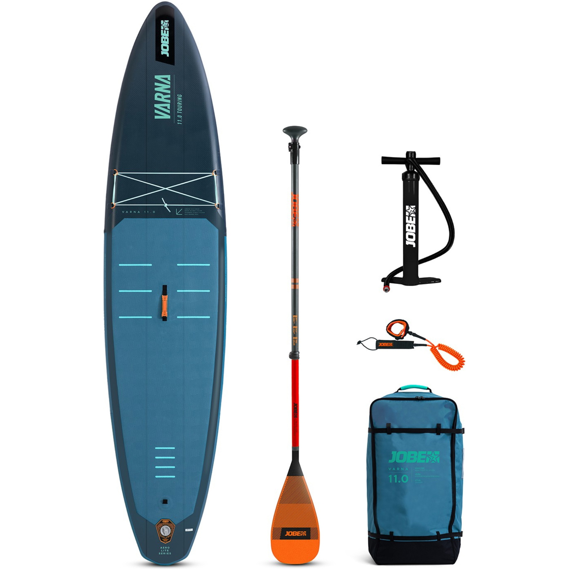 2026 Jobe Aero Varna 11'0 SUP Board Paquete 486425007 - Blue / Azul Marino